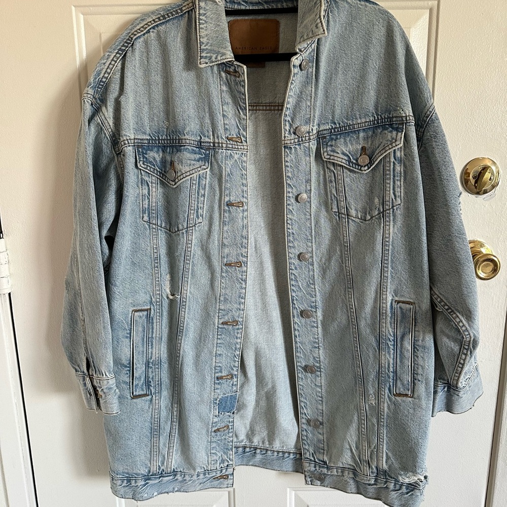 American Eagle Outfitters Blue Denim Jacket